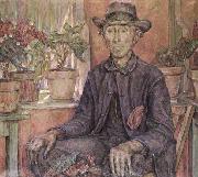Robert Reid The Old Gardener France oil painting artist